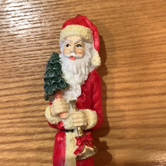 Santa figurine (2) tree & bell - Picture 7 of 7